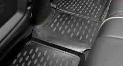 3 899 р. Коврики в салон Element 4 шт. (полиуретан) HUMMER H3 (2005-2010)  с доставкой в г. Чебоксары. Увеличить фотографию 4