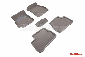 Комплект ворсовых ковриков в салон Seintex (3D) Hyundai Accent 2 LC седан дорестайлинг (ТагАЗ) (1999-2012)
