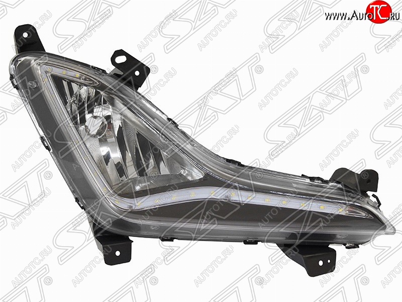 4 289 р. Правая противотуманная фара SAT (с ДХО) Hyundai Elantra MD рестайлинг (2013-2016)  с доставкой в г. Чебоксары