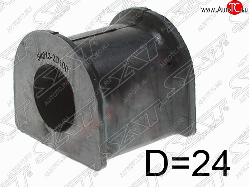 122 р. Втулка переднего стабилизатора SAT (LH=RH, D=24)  Hyundai Elantra ( XD,  XD2) (2000-2010) седан дорестайлинг, рестайлинг седан  с доставкой в г. Чебоксары