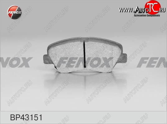 1 599 р. Колодка переднего дискового тормоза FENOX KIA Rio 3 QB хэтчбек 5 дв. рестайлинг (2015-2017)  с доставкой в г. Чебоксары