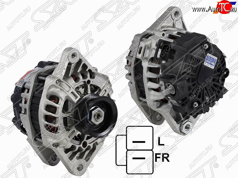 10 399 р. Генератор SAT (12V, 90A, 1,6 G4FC) Hyundai I30 FD универсал дорестайлинг (2007-2010)  с доставкой в г. Чебоксары