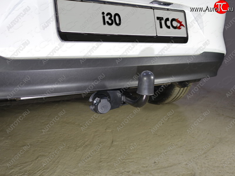 13 299 р. Фаркоп (тягово-сцепное устройство) TCC Hyundai I30 3 PD универсал (2017-2020) (Оцинкованный, шар A )  с доставкой в г. Чебоксары
