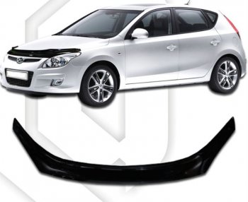 Дефлектор капота CA-Plastic Hyundai I30 FD хэтчбэк 5 дв. рестайлинг (2010-2012)