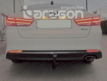 22 699 р. Фаркоп Aragon.(шар V) KIA Optima JF седан рестайлинг (2018-2020)  с доставкой в г. Чебоксары. Увеличить фотографию 2
