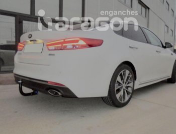 22 699 р. Фаркоп Aragon.(шар V) KIA Optima JF седан рестайлинг (2018-2020)  с доставкой в г. Чебоксары. Увеличить фотографию 3