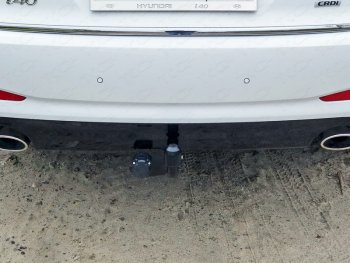 Фаркоп (тягово-сцепное устройство) TCC Hyundai I40 1 VF дорестайлинг седан (2011-2015) (Оцинкованный, шар A )
