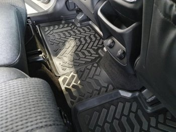 1 749 р. Hyundai Santa Fe (2018-) салон (3D с подпятником) . Aileron. Hyundai Santa Fe TM рестайлинг (2020-2022)  с доставкой в г. Чебоксары. Увеличить фотографию 3