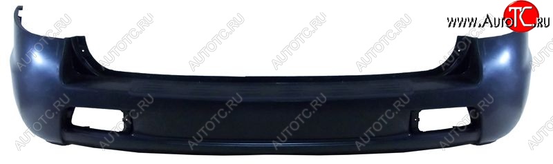 5 789 р. Задний бампер SAT Hyundai Santa Fe SM (2000-2012) (Неокрашенный)  с доставкой в г. Чебоксары