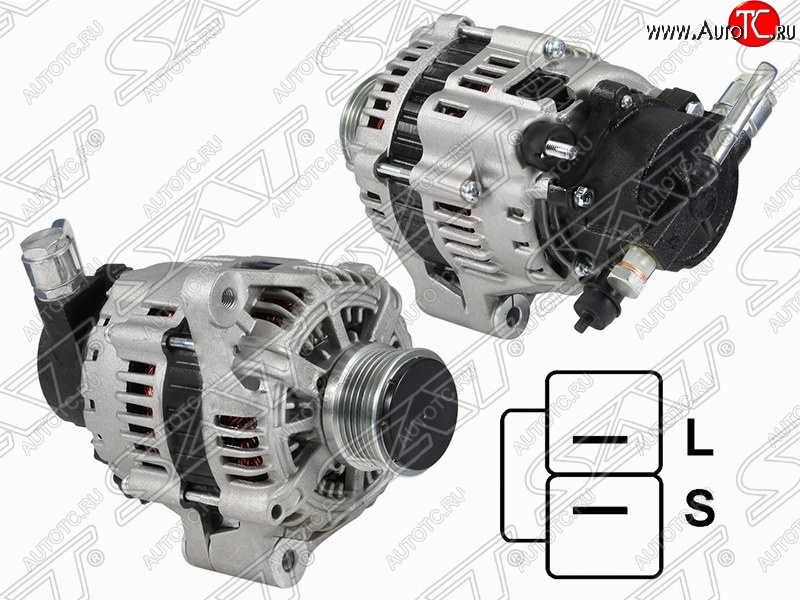 12 999 р. Генератор SAT (12V, 120A, 2.0)  Hyundai Santa Fe  SM (2000-2012)  с доставкой в г. Чебоксары