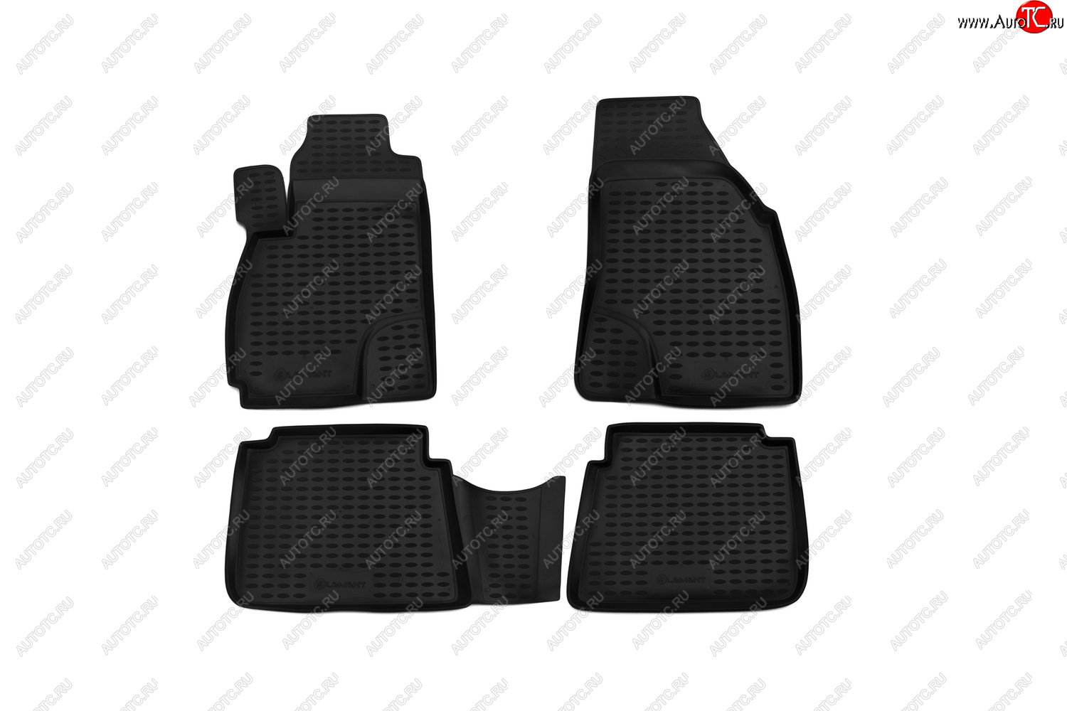 2 499 р. Коврики в салон Element (полиуретан) Hyundai Santa Fe SM (2000-2012) (Черные)  с доставкой в г. Чебоксары