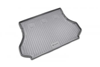 Коврик багажника Element (полиуретан) Hyundai Santa Fe  SM (2000-2012) (черный)