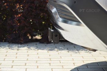 14 699 р. Фаркоп PT GROUP /съемный квадрат/ HYUNDAI Santa Fe 2021-2024/ KIA Sorento 2021-2024  Hyundai Santa Fe TM рестайлинг (2020-2022)  с доставкой в г. Чебоксары. Увеличить фотографию 6