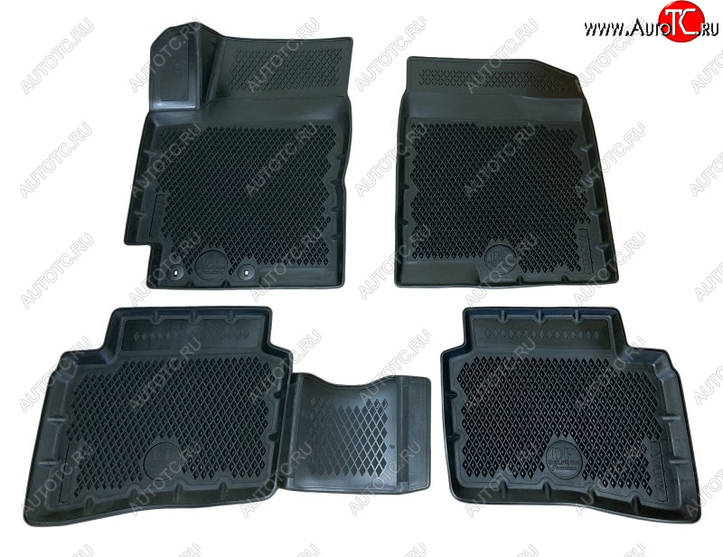 3 599 р. Коврики салона DELFORM ❞EVA 3D Premium❝ (термоэластопласт/ТЭП) KIA Rio X-line (2017-2021)  с доставкой в г. Чебоксары