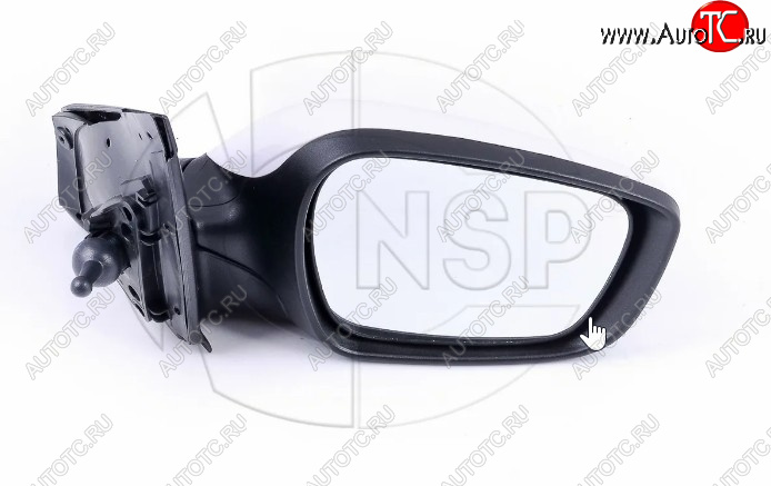 2 699 р. Зеркало заднего вида правое механическое NSP Hyundai Solaris RBr седан дорестайлинг (2010-2014) (Неокрашенное)  с доставкой в г. Чебоксары