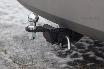 13 999 р. Фаркоп Petroil Tuning (съемный квадрат) Hyundai Starex/Grand Starex/H1 TQ дорестайлинг (2007-2013)  с доставкой в г. Чебоксары. Увеличить фотографию 2
