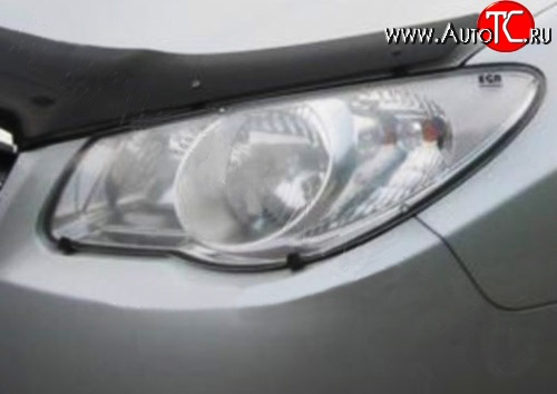 1 484 р. Прозрачная защита передних фар Novline  Hyundai Elantra  XD (2000-2003) седан дорестайлинг  с доставкой в г. Чебоксары