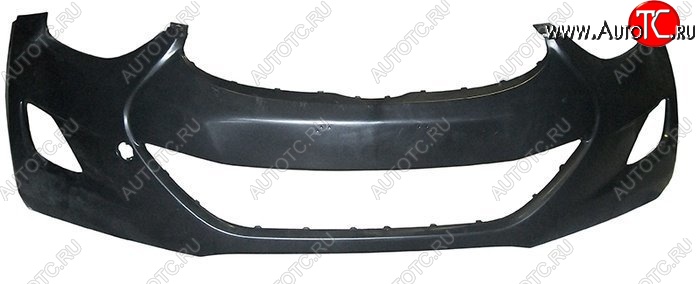 3 299 р. Бампер передний SAT  Hyundai Elantra  MD (2010-2013) дорестайлинг (Неокрашенный)  с доставкой в г. Чебоксары
