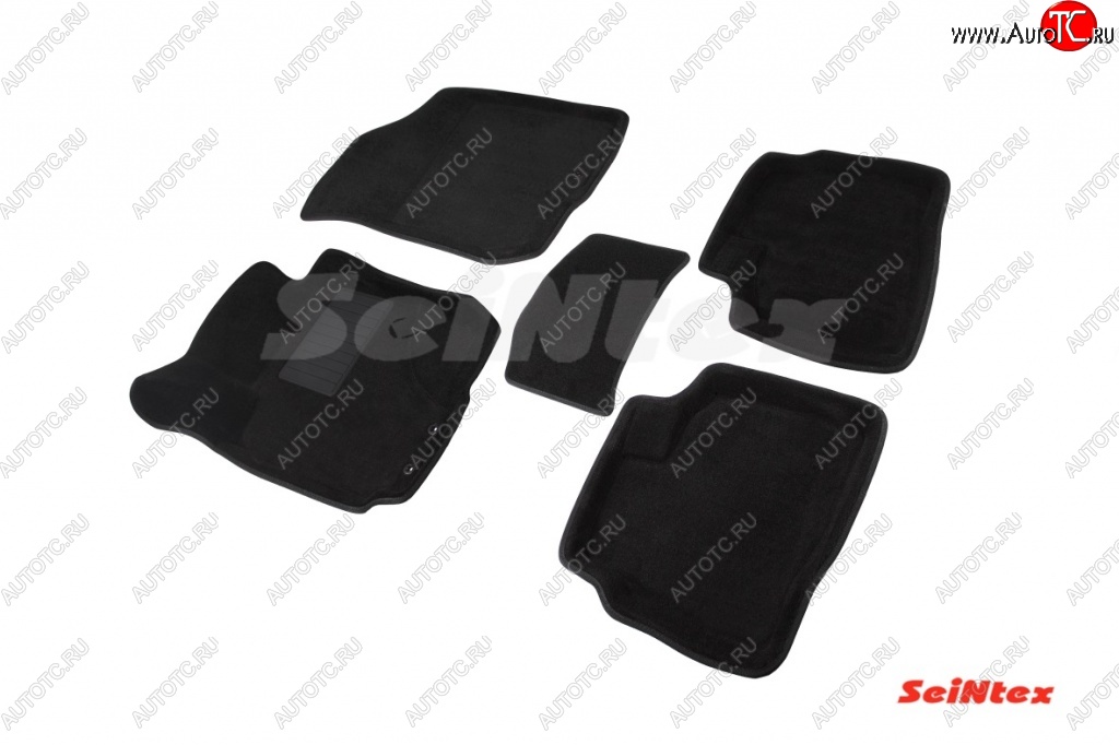 5 449 р. Комплект 3D ковриков в салон Seintex Hyundai Elantra HD (2006-2011)  с доставкой в г. Чебоксары