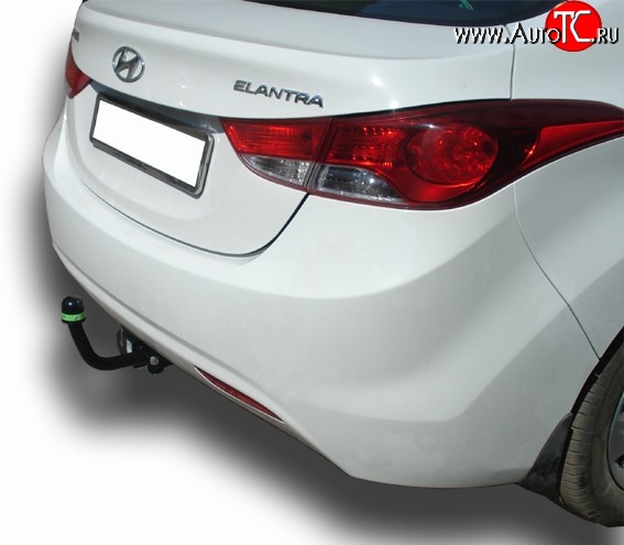 6 999 р. Фаркоп (седан) Лидер Плюс Hyundai Elantra MD дорестайлинг (2010-2013) (Без электропакета)  с доставкой в г. Чебоксары