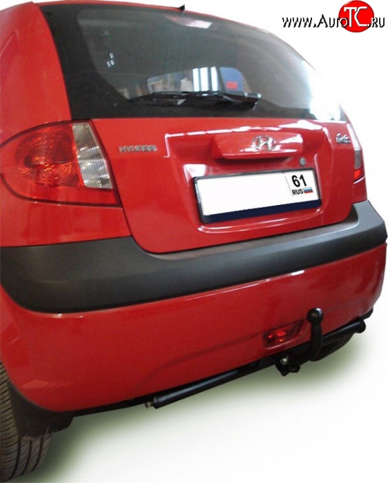 6 199 р. Фаркоп Лидер Плюс Hyundai Getz TB хэтчбэк 5 дв. дорестайлинг (2002-2005) (Без электропакета)  с доставкой в г. Чебоксары
