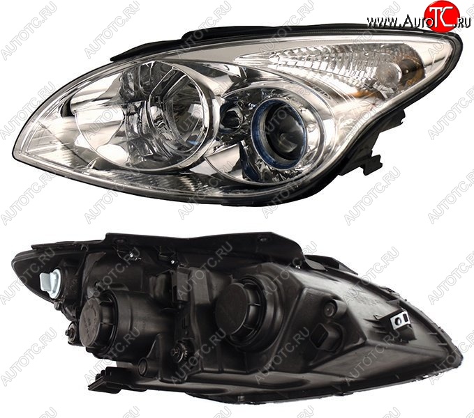 7 299 р. Левая фара SAT Hyundai I30 FD хэтчбэк 5 дв. рестайлинг (2010-2012)  с доставкой в г. Чебоксары