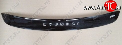 999 р. Дефлектор капота Russtal (короткий) Hyundai IX55 EN (2006-2013)  с доставкой в г. Чебоксары