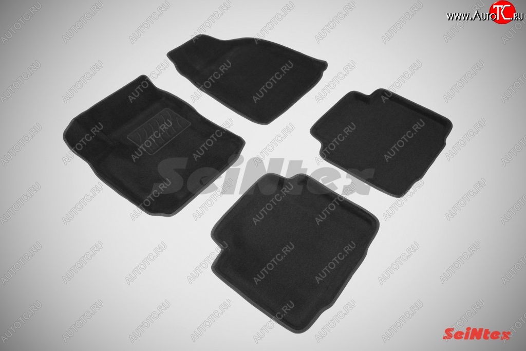 5 249 р. Износостойкие коврики в салон 3D HYUNDAI MATRIX черные (компл) Hyundai Matrix 1 FC дорестайлинг (2001-2005)  с доставкой в г. Чебоксары