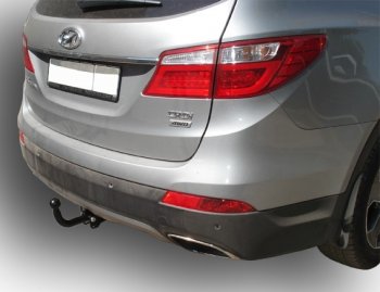 8 999 р. Фаркоп Лидер Плюс (до 1300 кг) Hyundai Santa Fe DM дорестайлинг (2012-2016) (Без электропакета)  с доставкой в г. Чебоксары. Увеличить фотографию 4