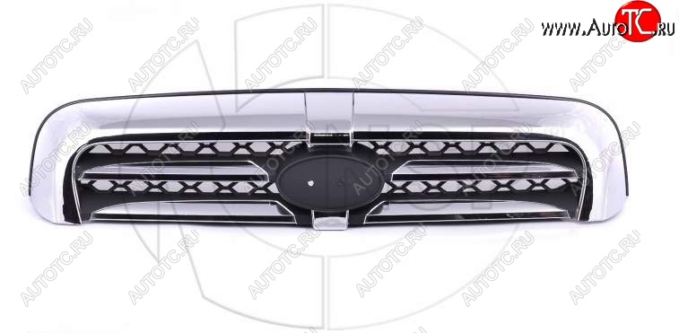 2 099 р. Решетка радиатора NSP (матовая). Hyundai Santa Fe SM (2000-2012) (Неокрашенная)  с доставкой в г. Чебоксары