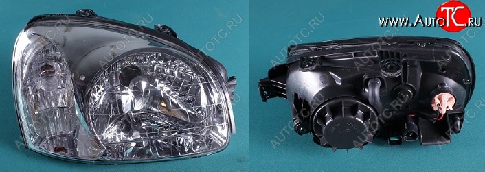 3 149 р. Фара BRIGHTROAD (без корректора, правая) Hyundai Santa Fe SM (2000-2012)  с доставкой в г. Чебоксары