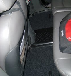 3 699 р. Комплект ковриков в салон Aileron 4 шт. (полиуретан, покрытие Soft) Hyundai Santa Fe SM (2000-2012)  с доставкой в г. Чебоксары. Увеличить фотографию 3