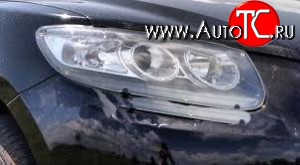 611 р. Прозрачная защита передних фар Novline Hyundai Santa Fe CM дорестайлинг (2006-2009)  с доставкой в г. Чебоксары