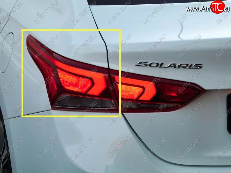 19 799 р. Фара задняя левая Стандартная (светодиодная) Hyundai Solaris HCR седан дорестайлинг (2017-2020)  с доставкой в г. Чебоксары