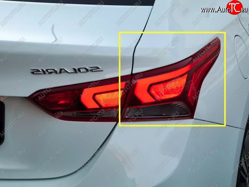 28 599 р. Фара задняя правая Стандартная (светодиодная) Hyundai Solaris HCR седан дорестайлинг (2017-2020)  с доставкой в г. Чебоксары