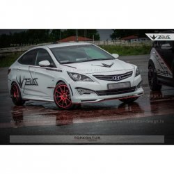 4 999 р. Пороги накладки ZEUS KIA Rio 3 QB хэтчбек 5 дв. рестайлинг (2015-2017) (Неокрашенные)  с доставкой в г. Чебоксары. Увеличить фотографию 2