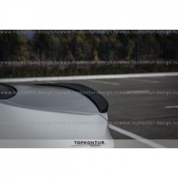 4 499 р. Лип спойлер HS1 Hyundai Solaris RBr седан рестайлинг (2014-2017) (Неокрашенный)  с доставкой в г. Чебоксары. Увеличить фотографию 5