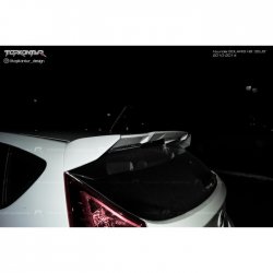 5 699 р. Спойлер TopKontur Design  Hyundai Solaris  RBr (2010-2017) хэтчбэк дорестайлинг, хэтчбэк рестайлинг (Неокрашенный)  с доставкой в г. Чебоксары. Увеличить фотографию 4