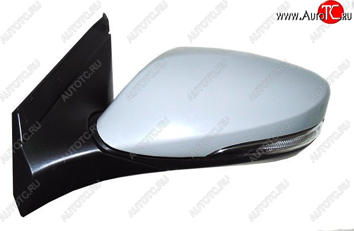 2 359 р. Боковое левое зеркало заднего вида SAT (поворот, 5 контактов)  Hyundai Solaris  RBr (2010-2017) седан дорестайлинг, хэтчбэк дорестайлинг, седан рестайлинг, хэтчбэк рестайлинг (Неокрашенное)  с доставкой в г. Чебоксары