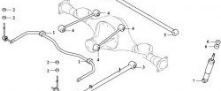 272 р. Полиуретановая втулка стабилизатора задней подвески Точка Опоры Hyundai Terracan HP рестайлинг (2004-2007)  с доставкой в г. Чебоксары. Увеличить фотографию 2