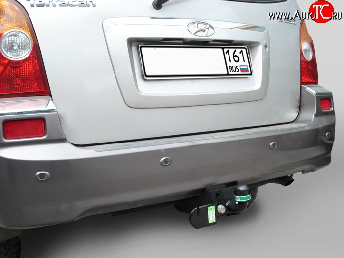 9 999 р. Фаркоп NovLine Hyundai Terracan HP дорестайлинг (2001-2004)  с доставкой в г. Чебоксары