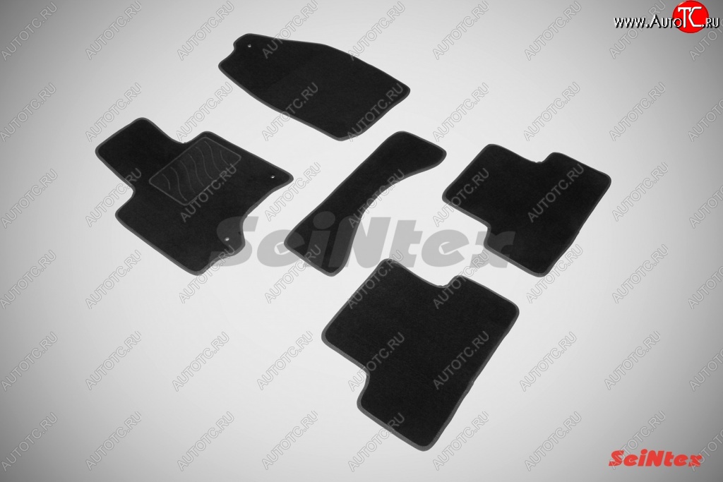 3 599 р. Износостойкие коврики в салон SeiNtex Premium LUX 4 шт. (ворсовые) INFINITI EX35 J50 (2007-2013)  с доставкой в г. Чебоксары