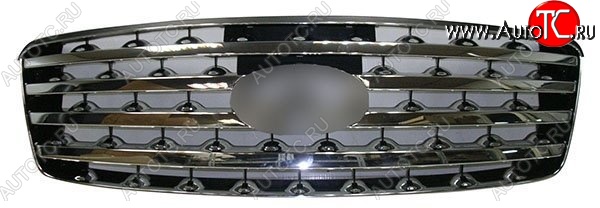 23 549 р. Решётка радиатора SAT (хром, черная) INFINITI FX35 S50 дорестайлинг (2002-2005) (Неокрашенная)  с доставкой в г. Чебоксары
