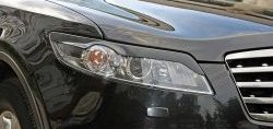 1 089 р. Реснички на фары RA INFINITI FX35 S50 дорестайлинг (2002-2005) (Неокрашенные)  с доставкой в г. Чебоксары. Увеличить фотографию 2
