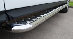 24 649 р. Широкая защита порогов SLITKOFF  INFINITI JX35 (2012-2014)  с доставкой в г. Чебоксары. Увеличить фотографию 4