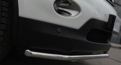 15 799 р. Одинарная защита переднего бампера из трубы диаметром 42 мм SLITKOFF  INFINITI Qx50  J50 (2013-2016) дорестайлинг  с доставкой в г. Чебоксары. Увеличить фотографию 2
