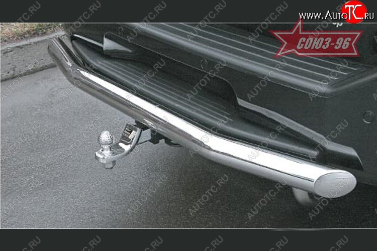 21 779 р. Защита заднего бампера американской комплектации Souz-96 (d76) INFINITI QX56 JA60 дорестайлинг (2004-2007)  с доставкой в г. Чебоксары