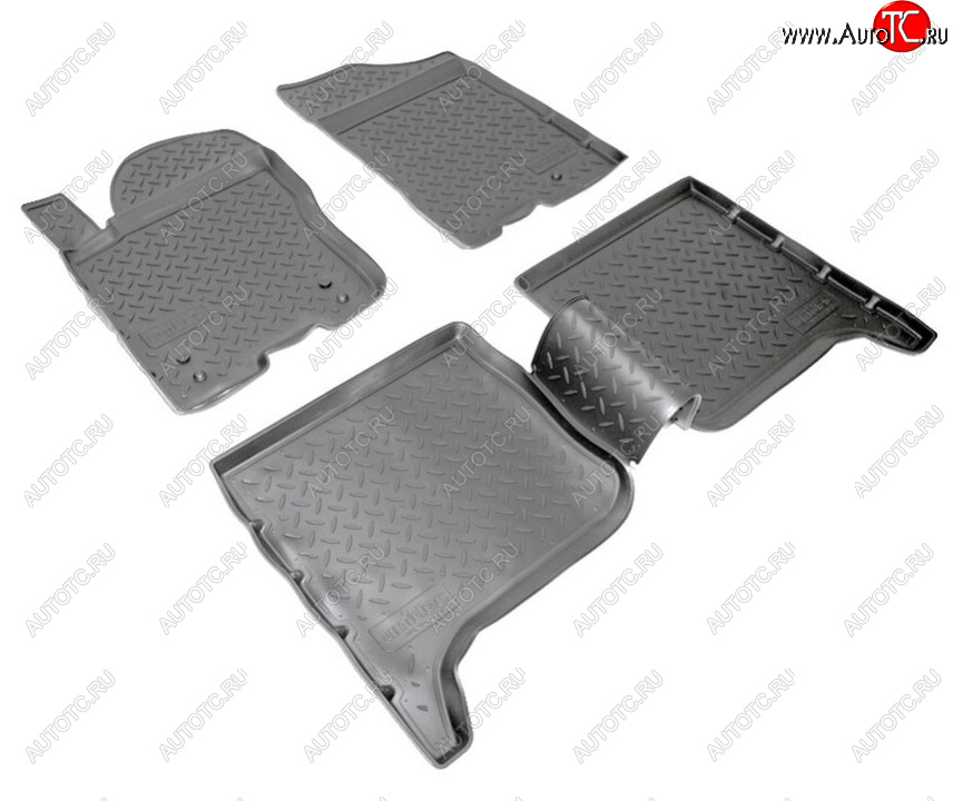 3 199 р. Комплект ковриков в салон Norplast Unidec INFINITI QX56 JA60 дорестайлинг (2004-2007) (Цвет: черный)  с доставкой в г. Чебоксары