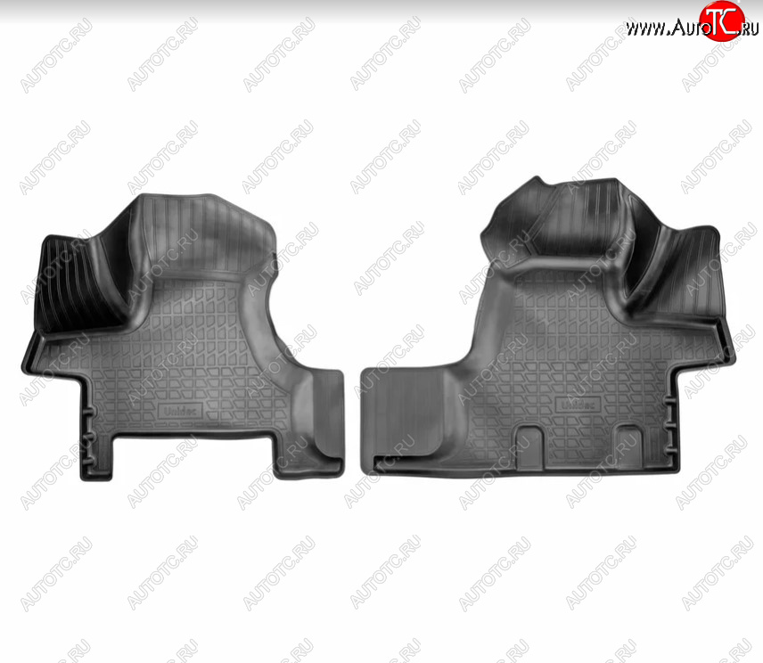 1 459 р. Коврики салона Norplast Unidec JAC Sunray LC6T32 цельнометаллический фургон (2020-2025) (Цвет: черный)  с доставкой в г. Чебоксары