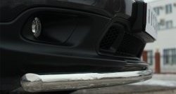15 999 р. Одинарная защита переднего бампера диаметром 63 мм SLITKOFF  Jeep Cherokee  KL (2014-2017) дорестайлинг  с доставкой в г. Чебоксары. Увеличить фотографию 4